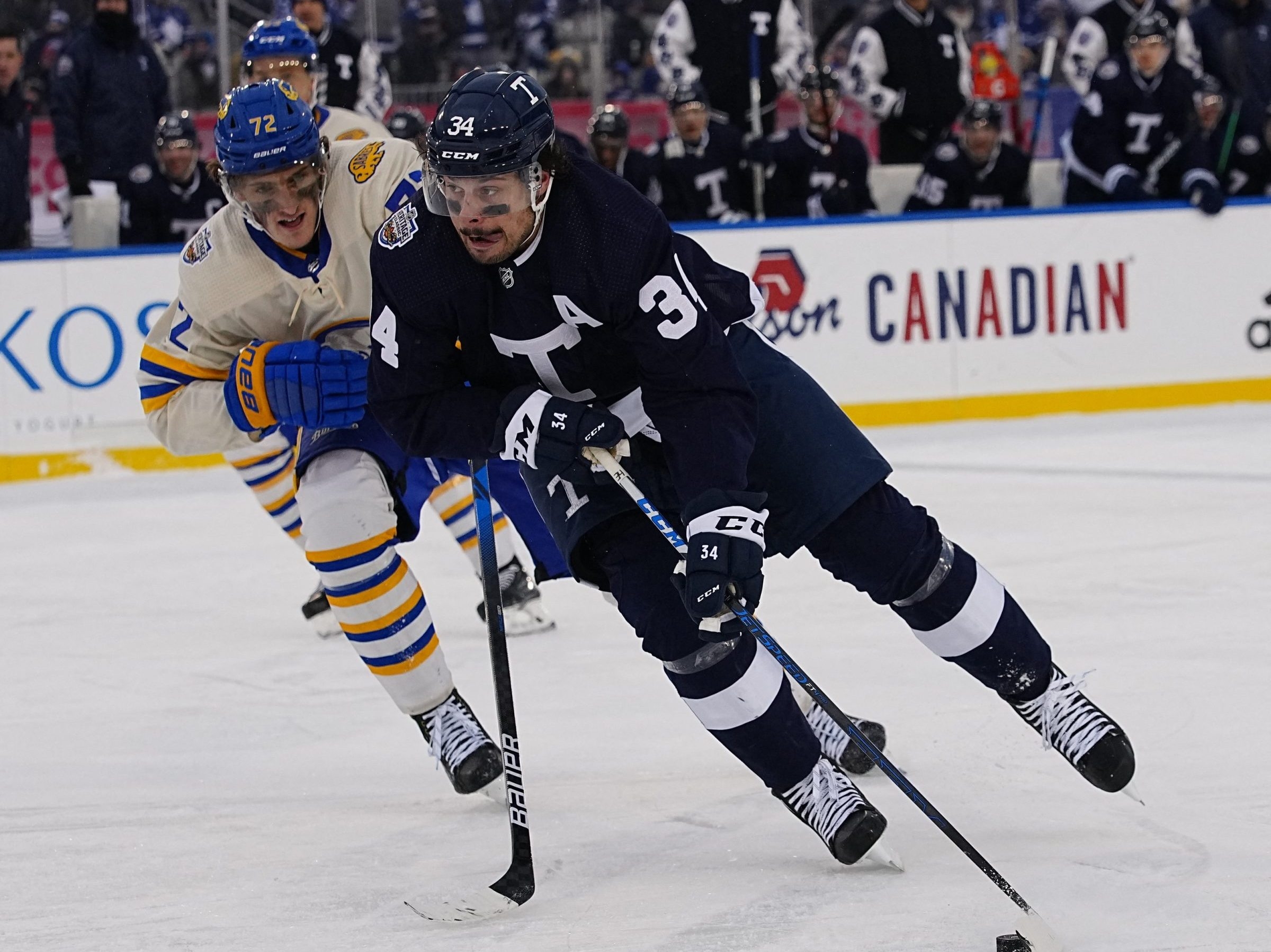 NHL suspends Maple Leafs' Auston Matthews for two games for cross-check on  Dahlin