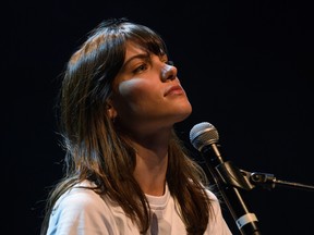 Canadian singer Charlotte Cardin performs on stage during the 35th edition of the Francofolies Music Festival, in La Rochelle, southwestern France, on July 14, 2019.
