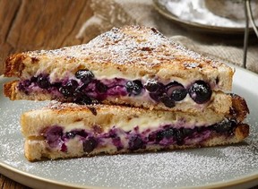 Grilled Blueberry Cream Cheese Sandwich by Cobs