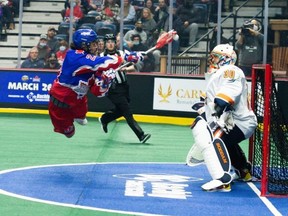 The Toronto Rock defeated the New York Riptide on Saturday night. (Photo by Ryan McCullough/Toronto Rock)