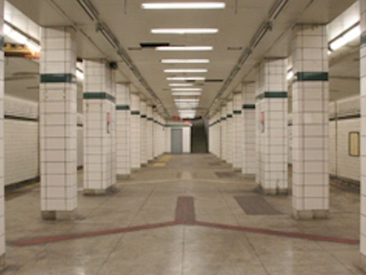 The TTC’s Bay Lower Station, which is closed to the public.  The TTC’s Bay Lower Station, which is closed to the public.