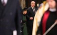 Queen Elizabeth II arrives in Westminster Abbey accompanied by Prince Andrew, Duke of York for the Service Of Thanksgiving For The Duke Of Edinburgh on March 29, 2022 in London, England. (Photo Richard Pohle - WPA Pool/Getty Images)