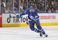 TORONTO, ON - NOVEMBER 16:  Wayne Simmonds #24 of the Toronto Maple Leafs skates against the Nashville Predators during an NHL game at Scotiabank Arena on November 16, 2021 in Toronto, Ontario, Canada.