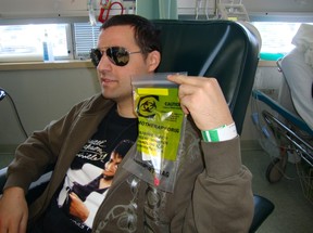 Last day of treatment.
