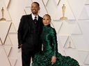 Will Smith and Jada Pinkett Smith attend the 94th Annual Academy Awards at Hollywood and Highland on March 27, 2022 in Hollywood, Calif.