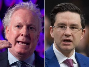 Jean Charest and Pierre Poilievre.