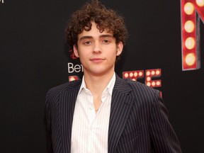 Joshua Bassett attends the Los Angeles premiere of Disney's "Better Nate Than Ever" at El Capitan Theatre in Hollywood, Calif., on March 15, 2022.