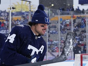 Toronto Maple Leafs star Auston Matthews received a two-game suspension for a crosscheck on the Buffalo Sabres' Rasmus Dahlin at the Heritage Classic on Sunday. Matthews will forfeit $116,402.05 US in salary.