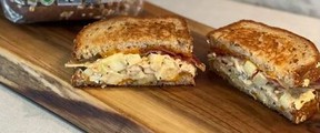 Roasted Chicken Grilled Cheese Sandwich by Lynn Crawford for Oroweat Organic