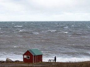 The Bay of Fundy in Hillsburn, N.S., is pictured in this Dec. 15, 2020 file photo.