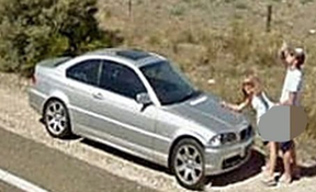 An Australian couple was caught having sex by the side of a highway thanks to photos uploaded to Google Maps.