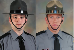 Two state troopers were killed in Philadelphia in a car crash. Pennsylvania State Police/Twitter