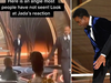 New video appears to show Jada Pinkett Smith laughing after her husband Will Smith slapped Chris Rock. (TikTok/Getty)