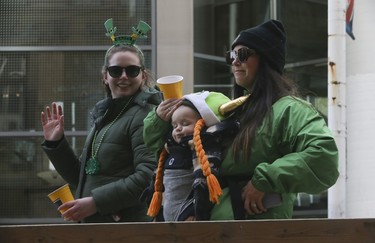 After a two-year-hiatus because of COVID the Toronto St. Patrick's Day parade was back on the downtown streets of Toronto with over 4,000 participants - marching bands, dancers and floats. on Sunday March 20, 2022. Jack Boland/Toronto Sun/Postmedia Network