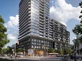 XO2 Condos is a new condo development by Lifetime Developments and Pinedale Properties, Ltd. currently in preconstruction at 1182 King Street West and is scheduled for completion in 2024. SUPPLIED