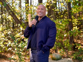 Dwayne Johnson as himself in a scene from Young Rock.