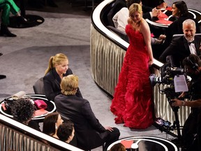 Amy Schumer. Jesse Plemons and Kirsten Dunst at the Oscars - Getty - March 2022