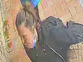 Investigators need help identifying a woman who is suspected of threatening people with a hammer in the area of Eastern and Woodward Aves. on Thursday, March 17, 2022.