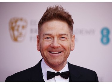 Kenneth Branagh arrives at the 75th British Academy of Film and Television Awards (BAFTA) at the Royal Albert Hall in London, March 13, 2022.
