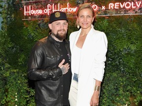 Benji Madden and Cameron Diaz attend House of Harlow in a 2016 file photo.