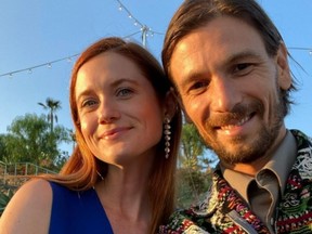 Bonnie Wright and Andrew Lococo are pictured in a recent photo posted on Wright's Instagram account.