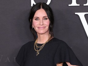 Courteney Cox at Shining Vale premiere - Getty - February 2022