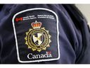 A Canada Border Services Agency (CBSA) patch is seen on an officer in Calgary, Alta., Thursday, Aug. 1, 2019.