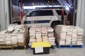 So sieht Kokain im Wert von 200 Millionen Dollar aus.  RCMP