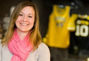 NUTTY PROFESSOR: Cheryl Cooky compares transgender swimmer Lia Thomas to baseball pioneer Jackie Robinson. PURDUE UNIVERSITY