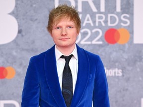 Ed Sheeran - February 2022 -  BRIT Awards - Lpondon O2 Arena - Getty Images