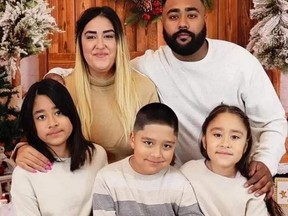 Nazir Ali, 29, Raven Dawn Ali O'Dea, 30, und ihre drei Kinder kamen am 28. März 2022 bei einem Hausbrand in Brampton ums Leben.
