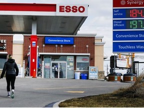 Gas prices exeeded $1.81 a litre in the GTA on Sunday