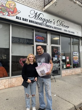 Maggie’s Diner owners Maggie and San Aly are relieved to have made it through two tough pandemic years.
