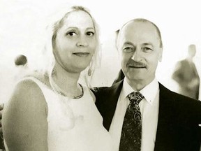 William Srenk is pictured with his wife, Melanie Roach Srenk