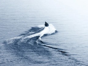 A man on a jet ski. Getty files