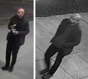 Von der Metropolitan Police Department veröffentlichte Bilder eines Mannes, der bei der Erschießung von Obdachlosen gesucht wurde.