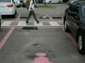 Oshawa Councillor Brian Nicholson recently posted on social media about gender-specific parking spots — spots painted pink and reserved for women.