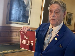 Former NDP MPP Paul Miller is running as an Independent for the Hamilton East-Stoney Creek riding in June's provincial election.