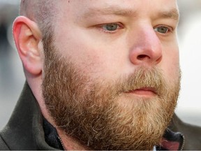 Scotty David, a juror in the trial of the Jeffrey Epstein associate accused of sex trafficking Ghislaine Maxwell, arrives at the United States Courthouse in Manhattan borough of New York City, U.S., March 8, 2022.