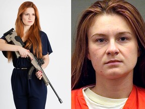 Maria Butina as a spy loved guns, but it ended in a mugshot. FACEBOOK/ NYPD