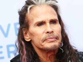 Steven Tyler attends the 4th Annual GRAMMY Awards Viewing Party to benefit Janie's Fund at Hollywood Palladium on April 3, 2022 in Los Angeles, Calif.