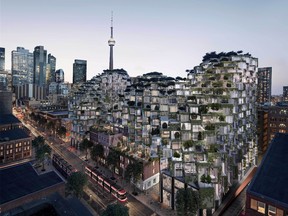 A penthouse condo in the KING Toronto building now under development on King St. W. sold for $16 million.