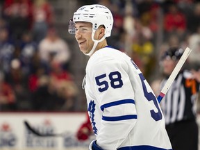 Maple Leafs winger Michael Bunting hasn't scored in his past 16 games.