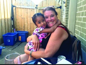 Bonnie O'Dea with her granddaughter Alia Marilyn Ali-O’Dea, 10.