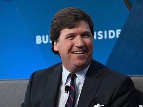 Tucker Carlson And Other Conservatives Cheer Musk Purchase On Twitter It'S Been Roughly A Month Since Fox News Host Tucker Carlson Was Suspended From His Twitter Account For Supporting Tweets That Misrepresent The Gender Of Assistant Health Secretary Rachel Levine, The Country'S Highest-Ranking Transgender Official. But After News Broke On Monday That Elon Musk Had Acquired Twitter For $44 Billion, Carlson, Who Hasn'T Tweeted Since The Incident, Was Among The Conservatives Who Not Only Gleefully Celebrated The Takeover But Announced Their Return. On Twitter.