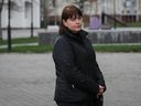 Lyudmila Kozak, An Engineer At The Chernobyl Nuclear Power Plant, Held Captive By Russia For 25 Days, Poses For A Photograph In Slavutych, Ukraine, April 25, 2022. 