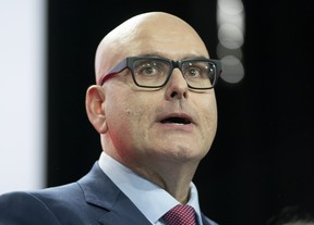 Der Vorsitzende der Liberalen Partei von Ontario, Steven Del Duca, spricht auf dem Kongress in Mississauga, Ontario, Samstag, 7. März 2020.