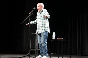 Comic Gilbert Gottfried performs at the Paradise Theatre on Bloor St. W. in Toronto in March 2022. Lucas Espinola photo
