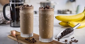 Blended Banana Iced Coffee (Dole)