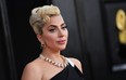 US singer-songwriter Lady Gaga arrives for the 64th Annual Grammy Awards at the MGM Grand Garden Arena in Las Vegas on April 3, 2022. (Photo by ANGELA WEISS/AFP via Getty Images)